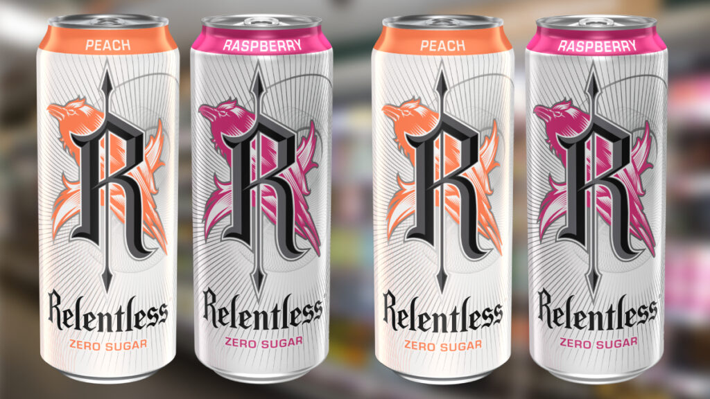 CCEP Launches Relentless Zero Sugar In Peach And Raspberry Varieties