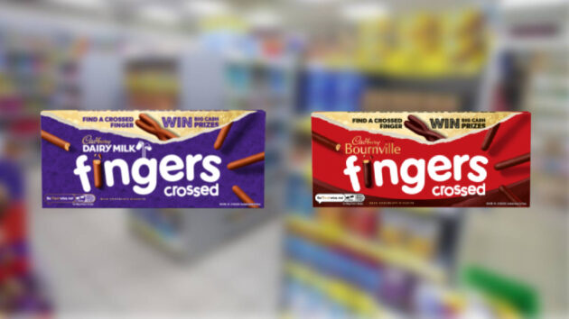 Cadbury S Fingers Crossed On Pack Promo Across Dairy Milk Fingers