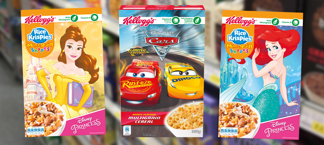 Kellogg s drives cereal sales with Cars 3 and Disney Princess