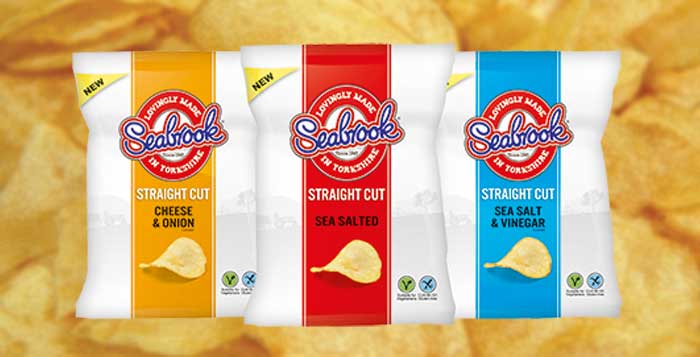 Seabrook Crinkle Cut Potato Sea Salt and Vinegar Flavour 