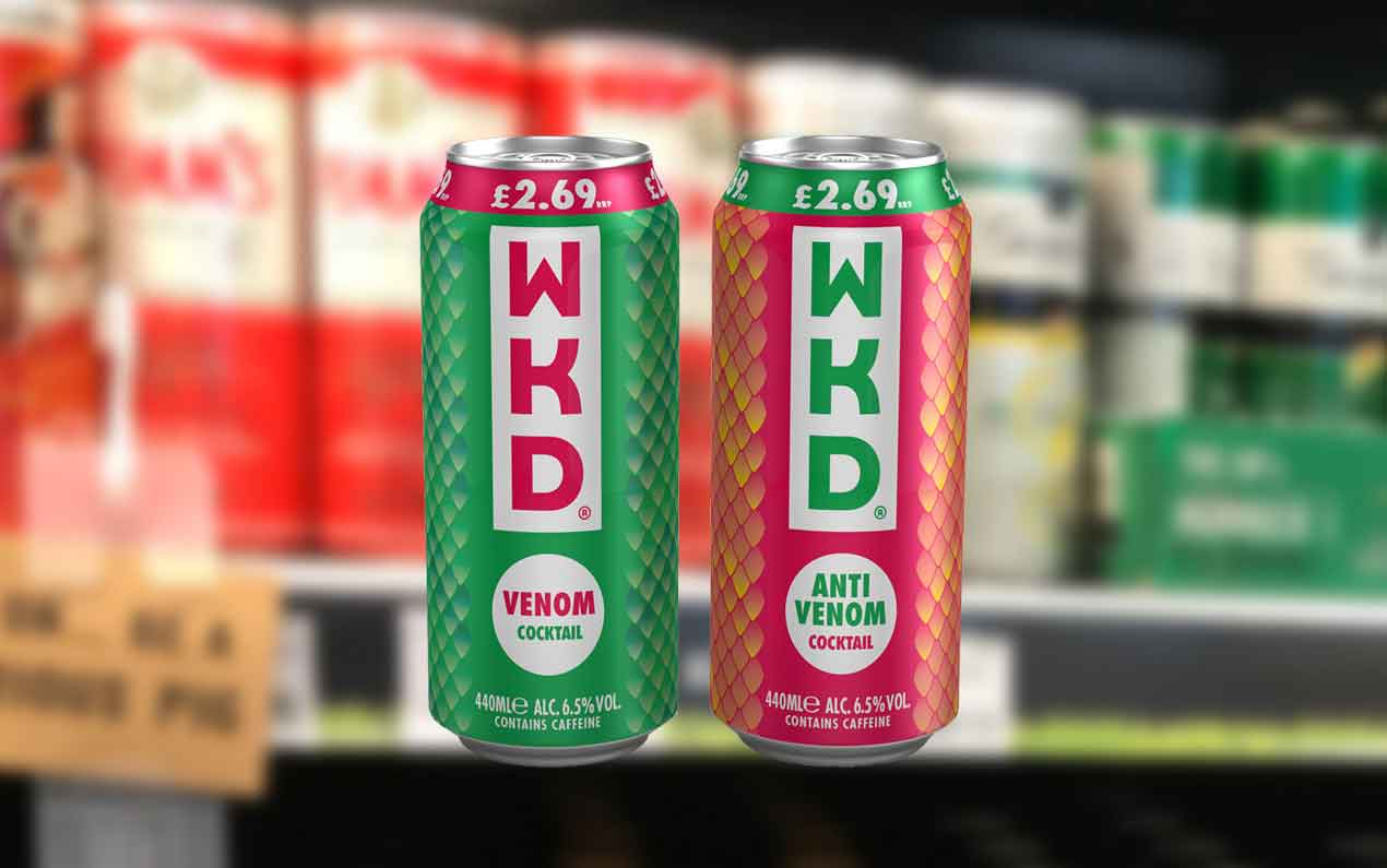 WKD canned cocktails