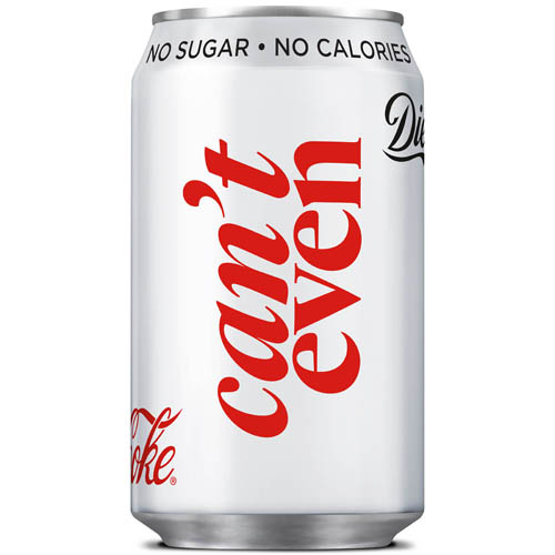 Diet Coke Can't Even can