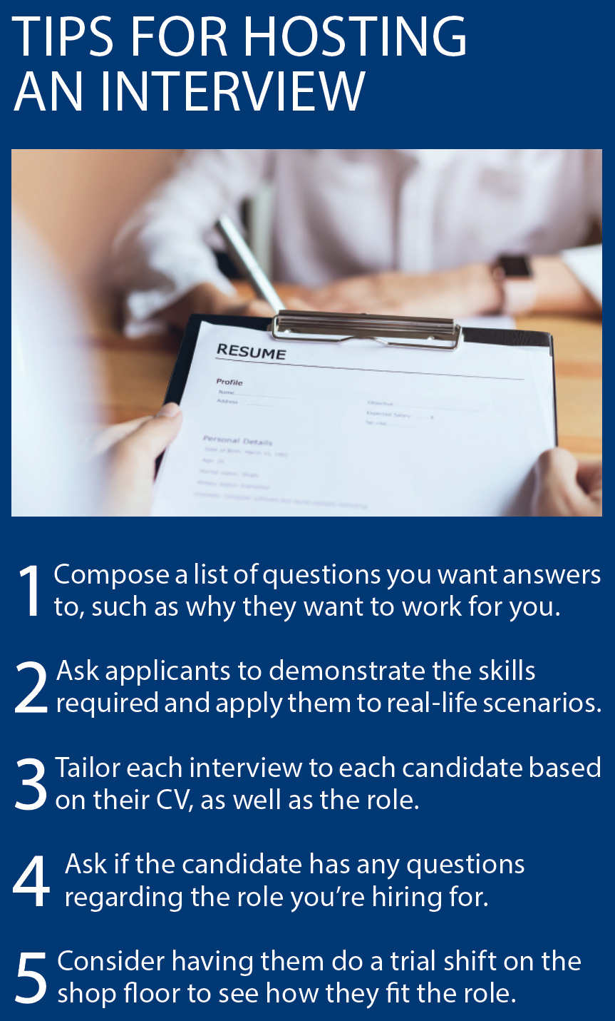 Tips for hosting a customer service role interview