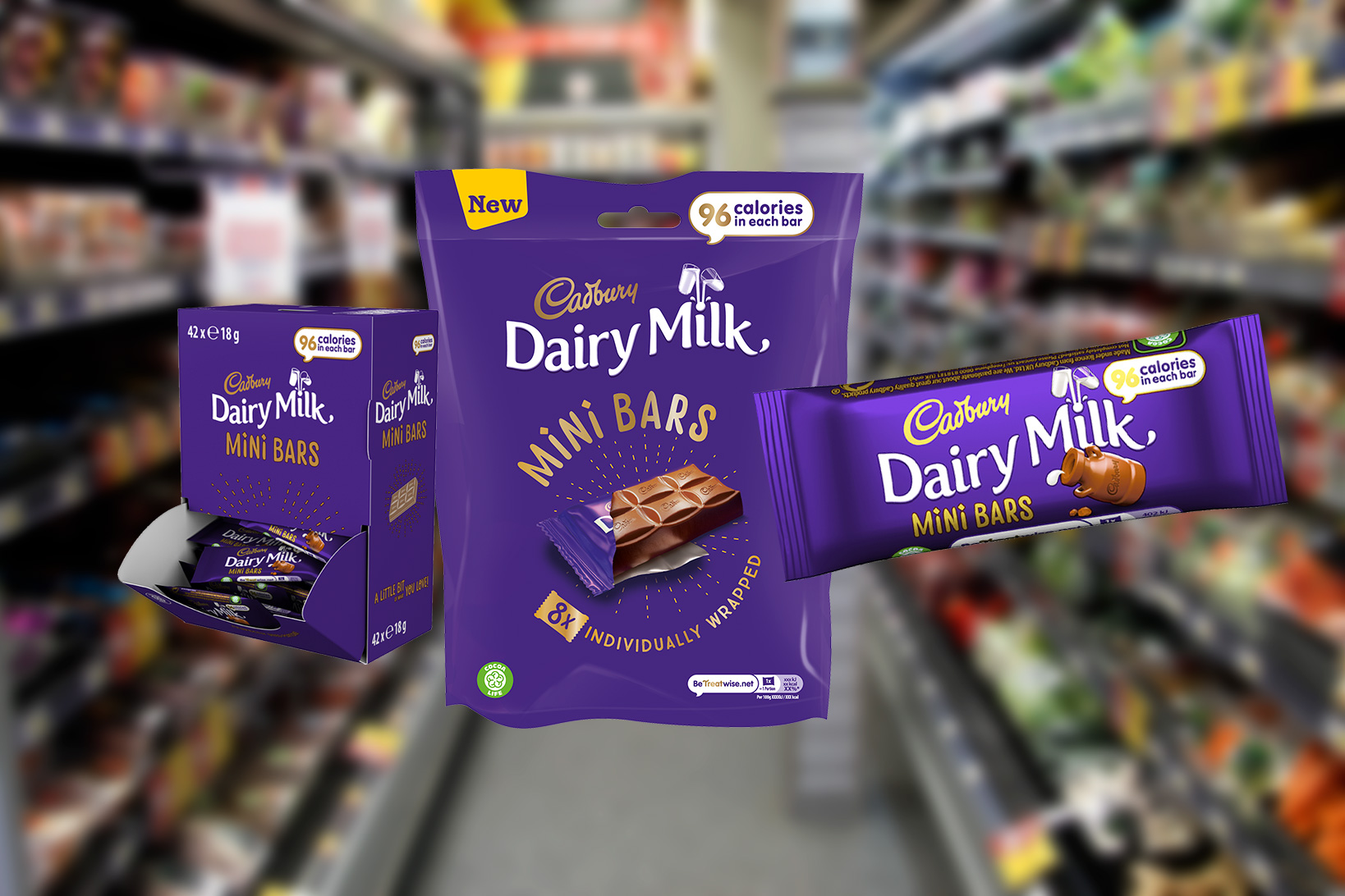 Cadbury mini-bars added to Dairy Milk range