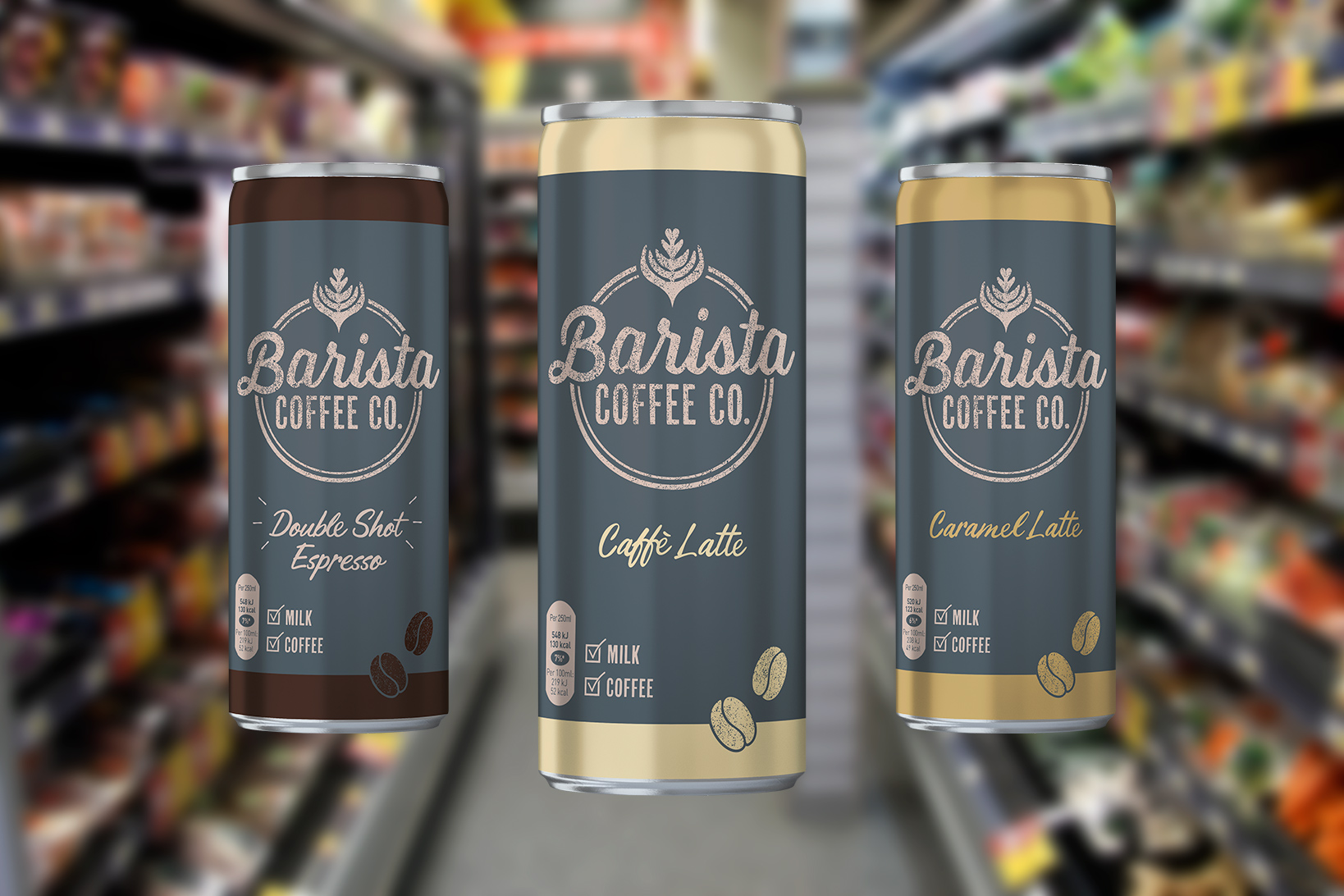 Barista Coffee Co. ready-to-drink can varieties
