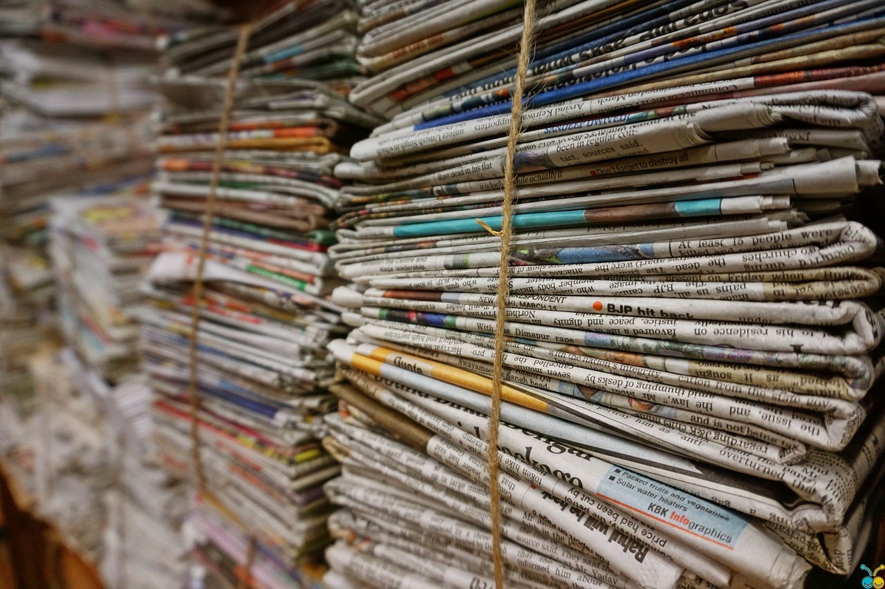 Bundle of newspapers Newsquest BBC documentary