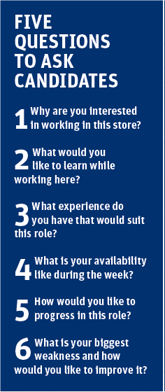 Five retail interview questions to ask candidates 