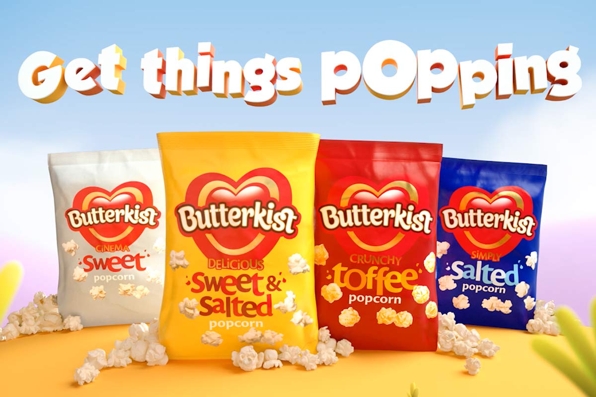 KP Snacks Get things popping Butterkist campaign