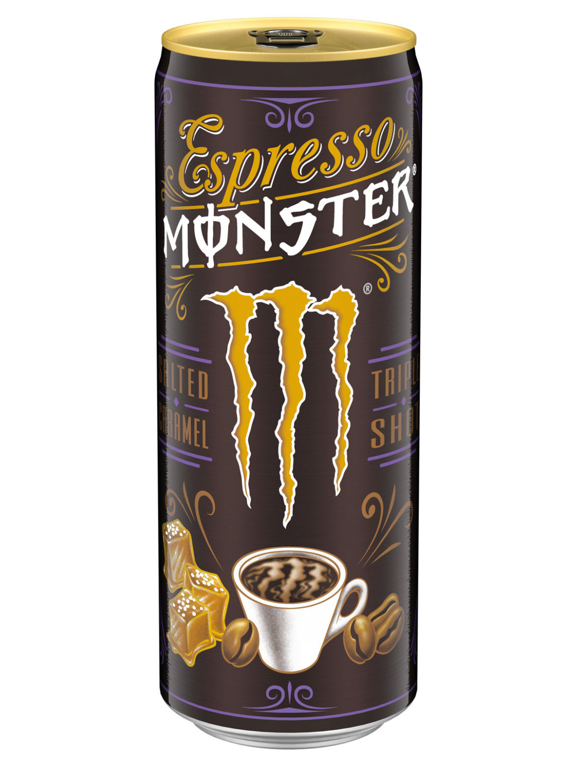 Espresso Monster Salted Caramel can