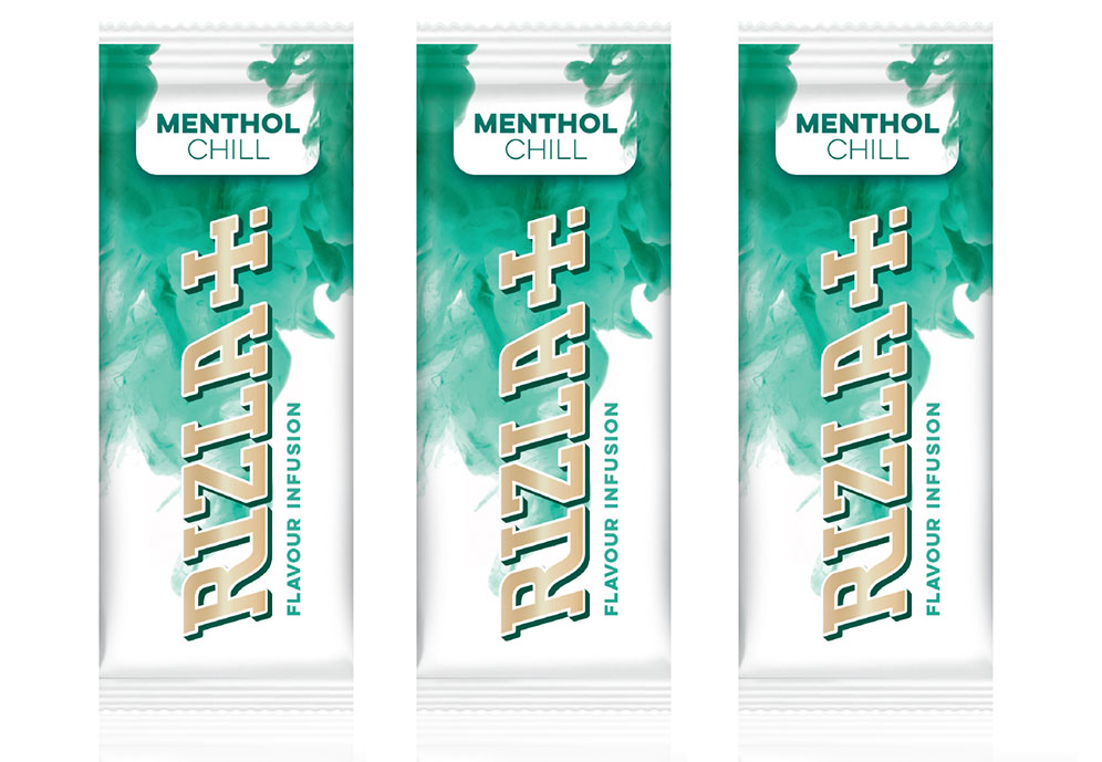 An image of menthol chill flavour rizla