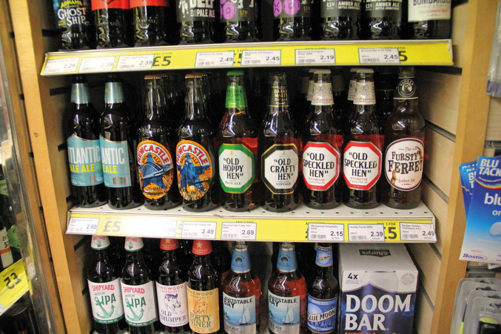 Londis Peverills beer 