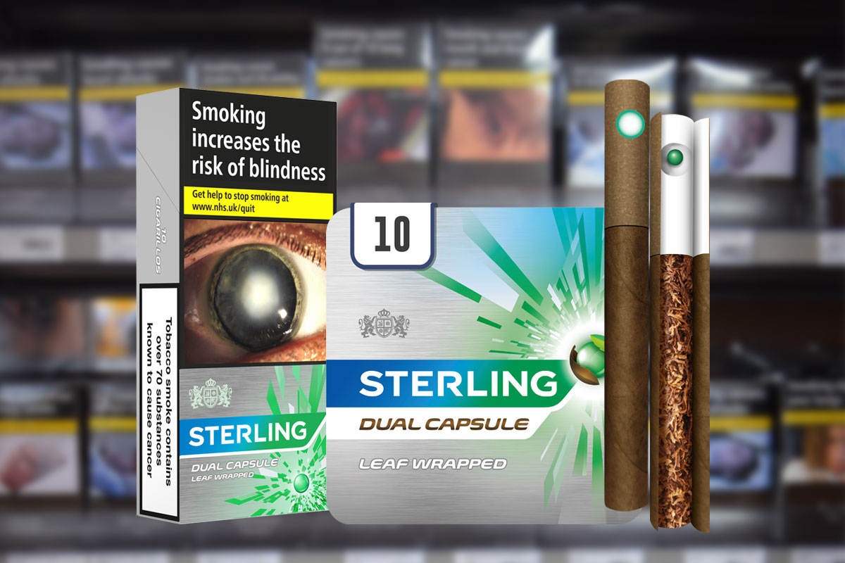 Exclusive Jti To Launch Sterling Dual Capsule Leaf Wrapped Menthol Cigarillos Betterretailing