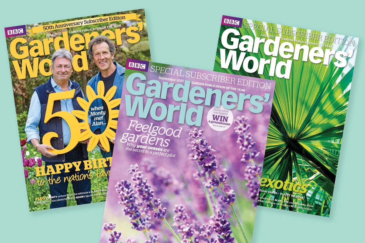 Gardening magazines