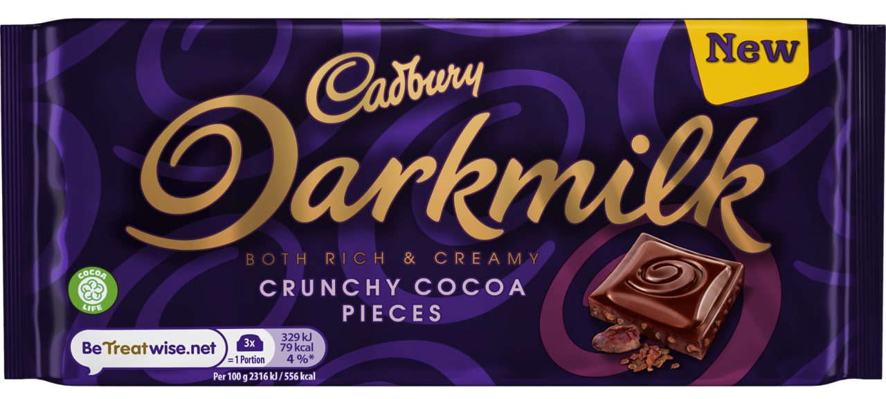 Cadbury Darkmilk Crunchy Cocoa Pieces