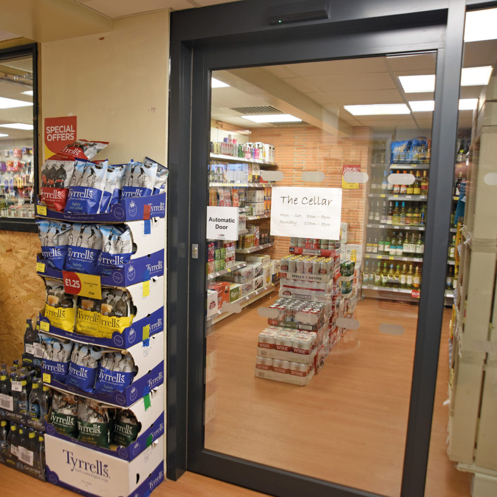 Darsham Petrol Station cellar cold room