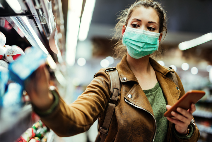 Face masks coronavirus shops in England