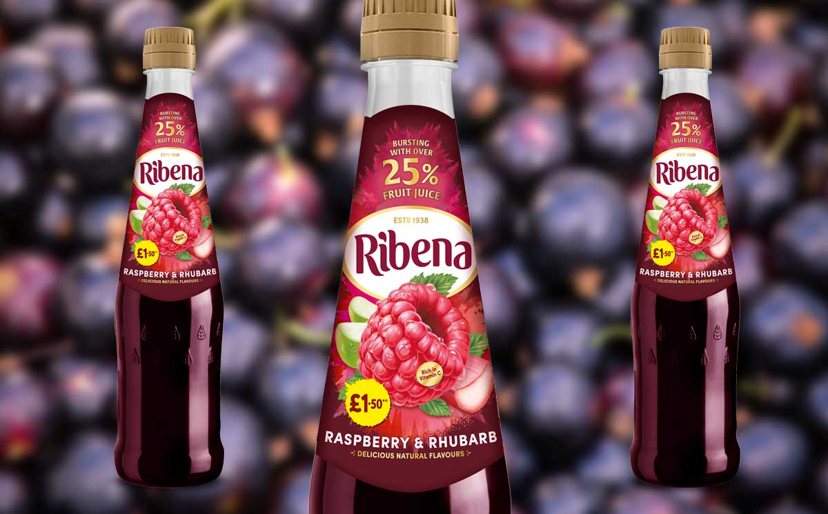 New Ribena Raspberry & Rhubarb available now