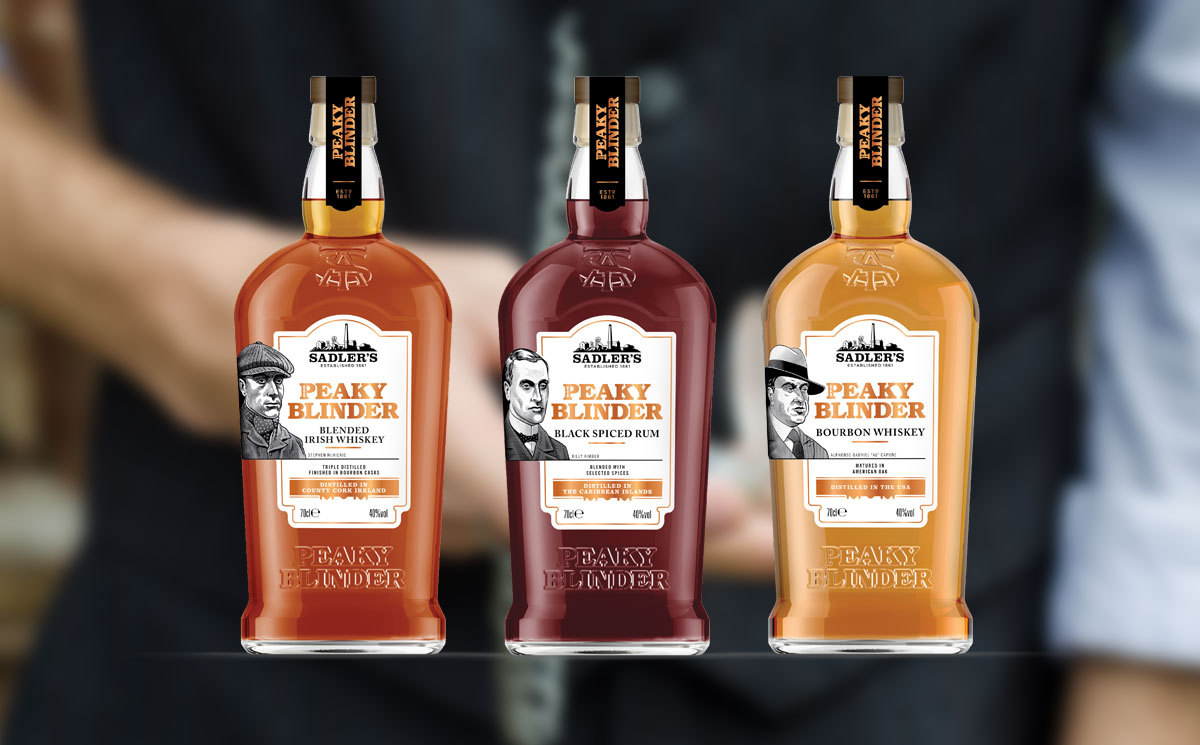 Peaky Blinders spirits range given a makeover