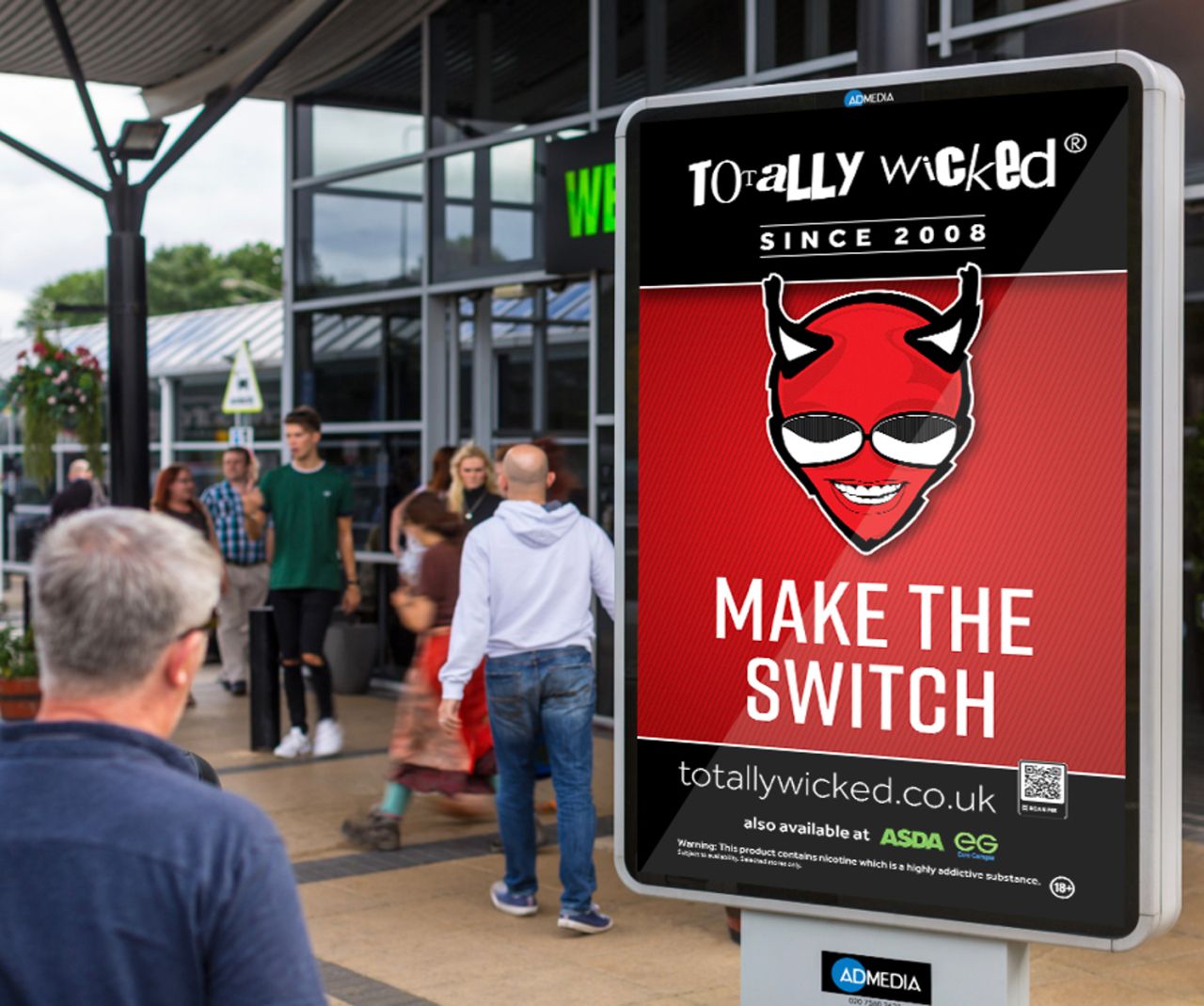 Totally Wicked ad campaign Euro Garages Stoptober