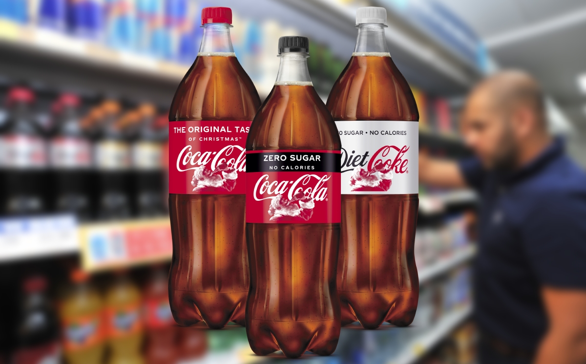 Coca-Cola brings back festive designs