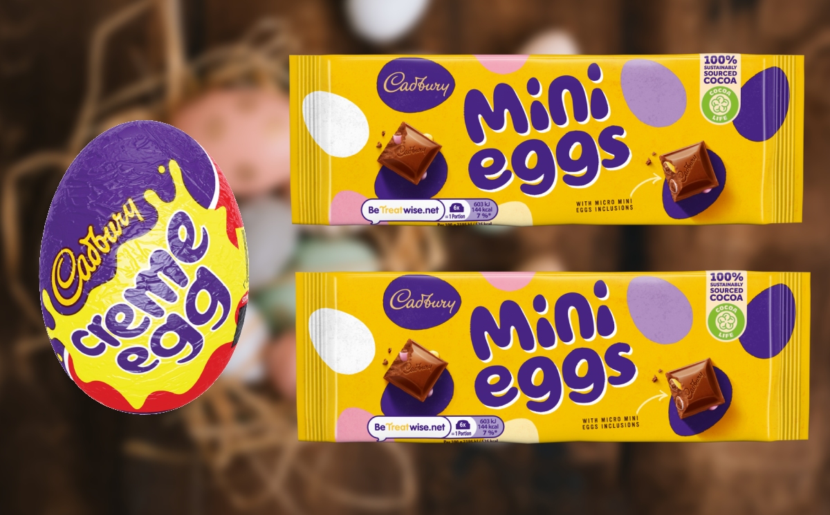 Cadbury Easter 2021: Mini Eggs tablet and golden Creme Egg