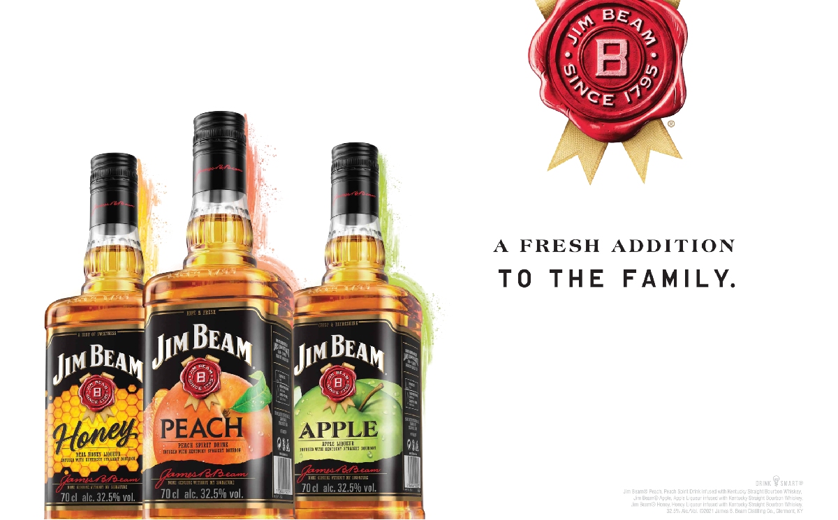 Jim Beam Peach available to Londis and Budgens