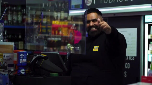 BB Nevison Superstore & Post Office Bobby Singh express Delivery Advert