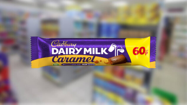 dairy milk caramel 60p pmp