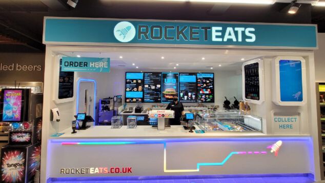 rocket eats diner concept spar