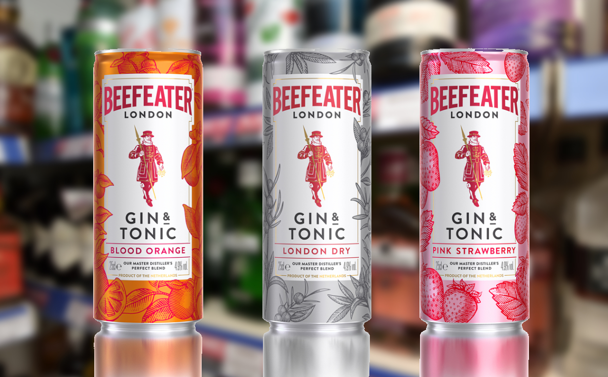 Pernod Ricard UK launches three Beefeater RTD cans