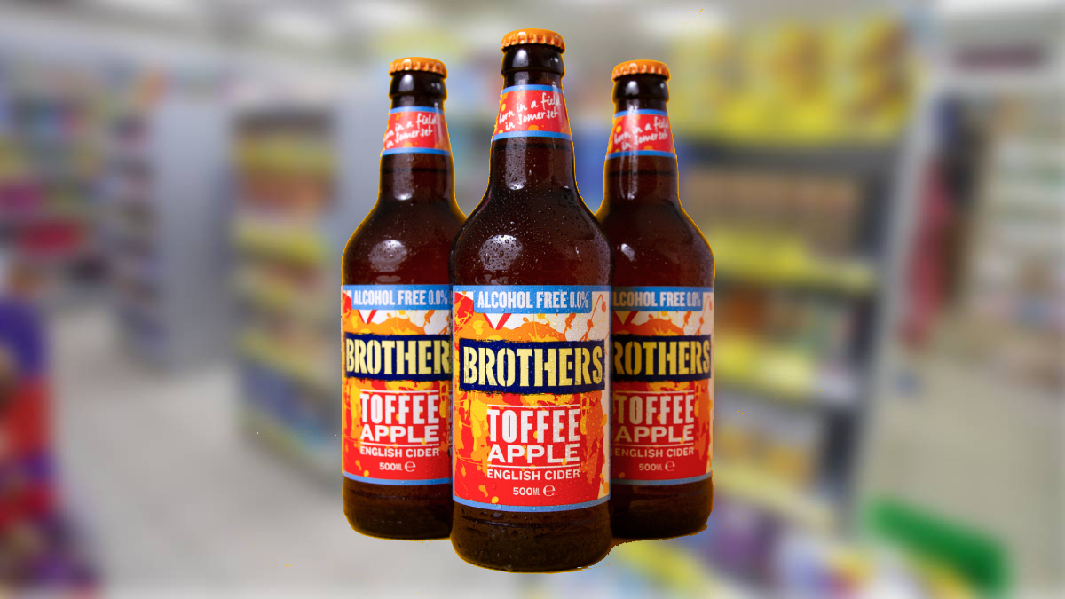 Brothers Cider Toffee Apple Alcohol Free