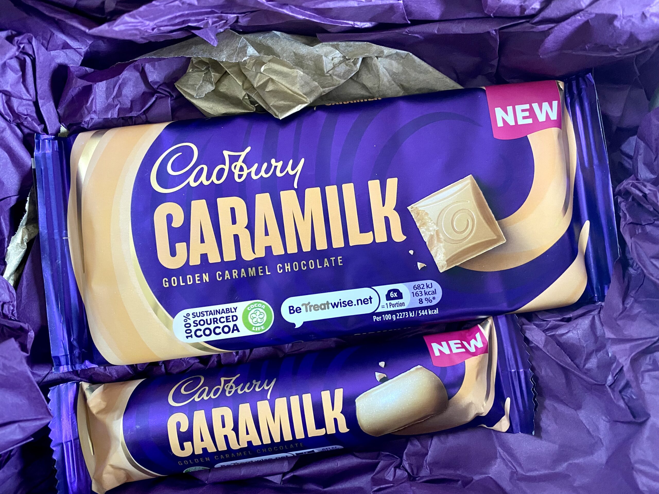 Cadbury Caramilk lands in the UK