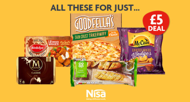 Nisa £5 frozen deal