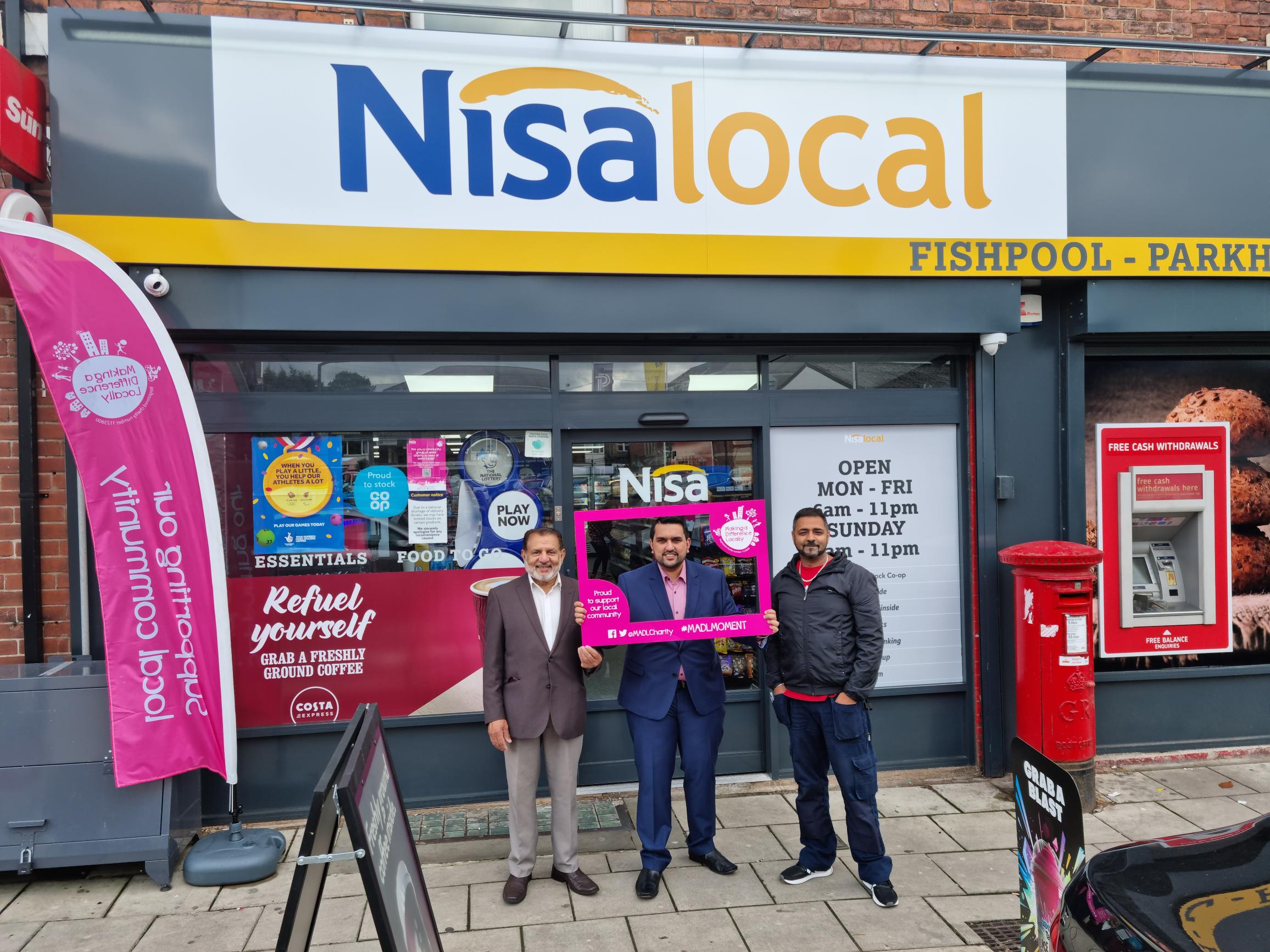 Nisa’s Making a Difference Locally charity