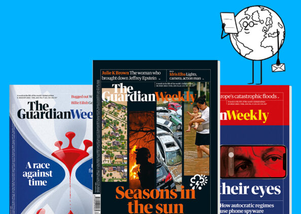 The Guardian wrapped recyclable paper