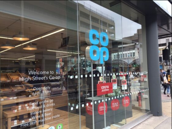Co-op store front high street