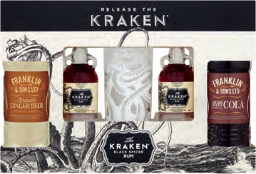 The Kraken Experience rum gift set