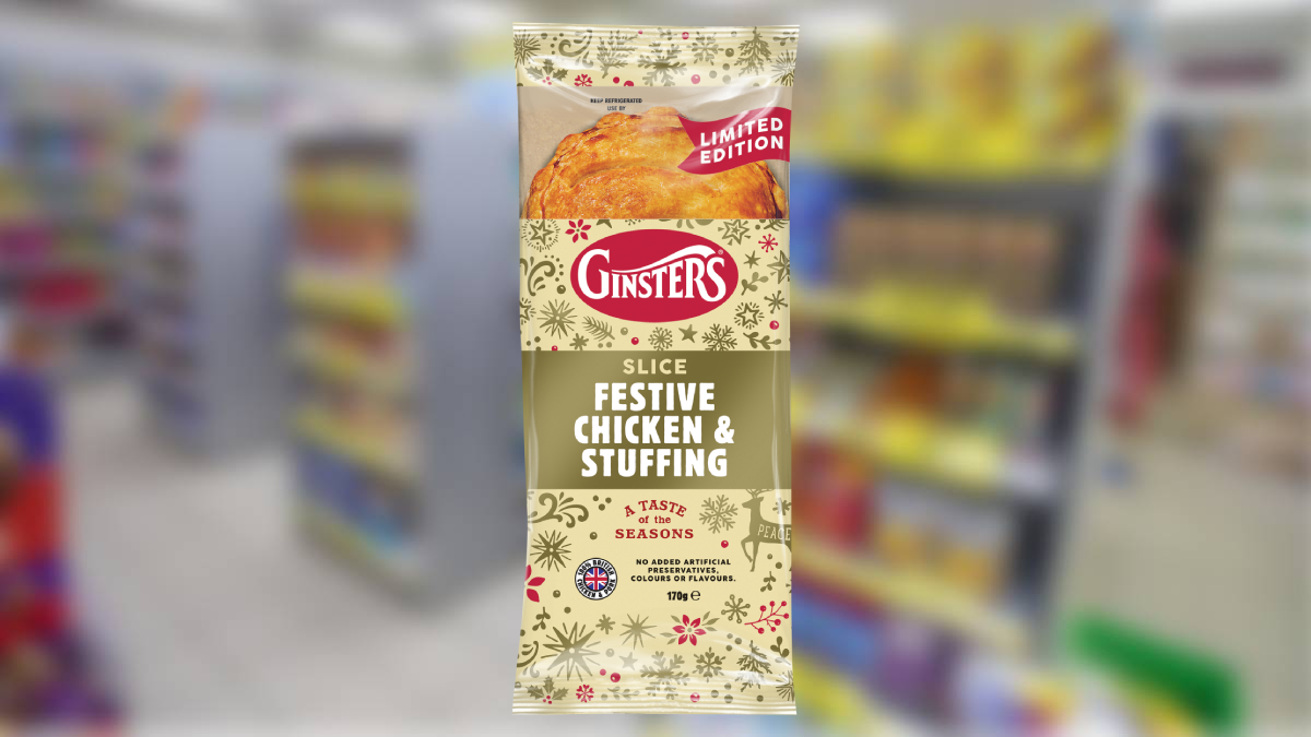 ginsters festive chicken & stuffing