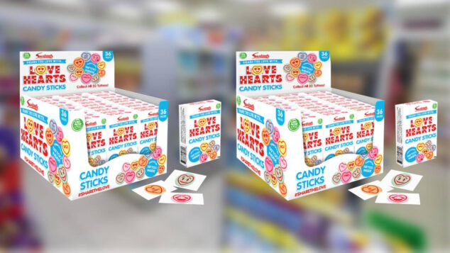 swizzels love hearts candy sticks