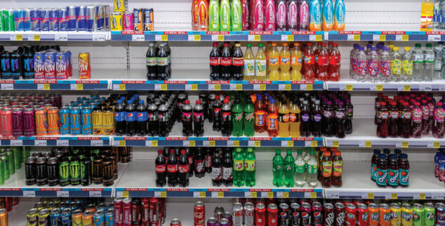 soft drinks fridge