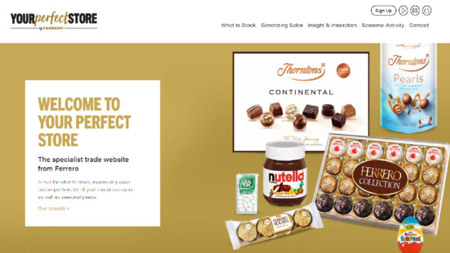 ferrero your perfect store relaunch