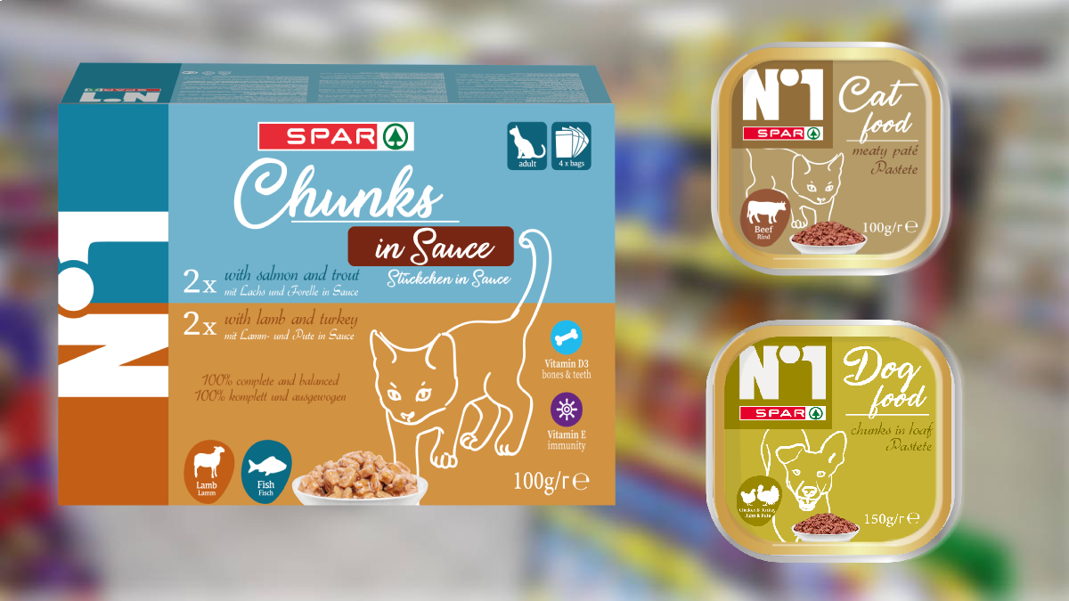 Spar N°1 own-label pet food