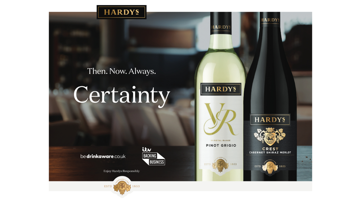 hardys certainty campaign wine