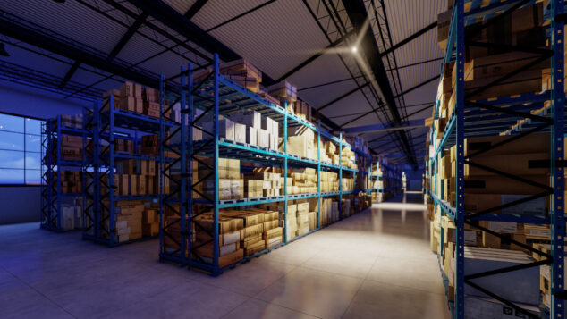 Dark store dark site dark supermarket grocery home delivery service hub
