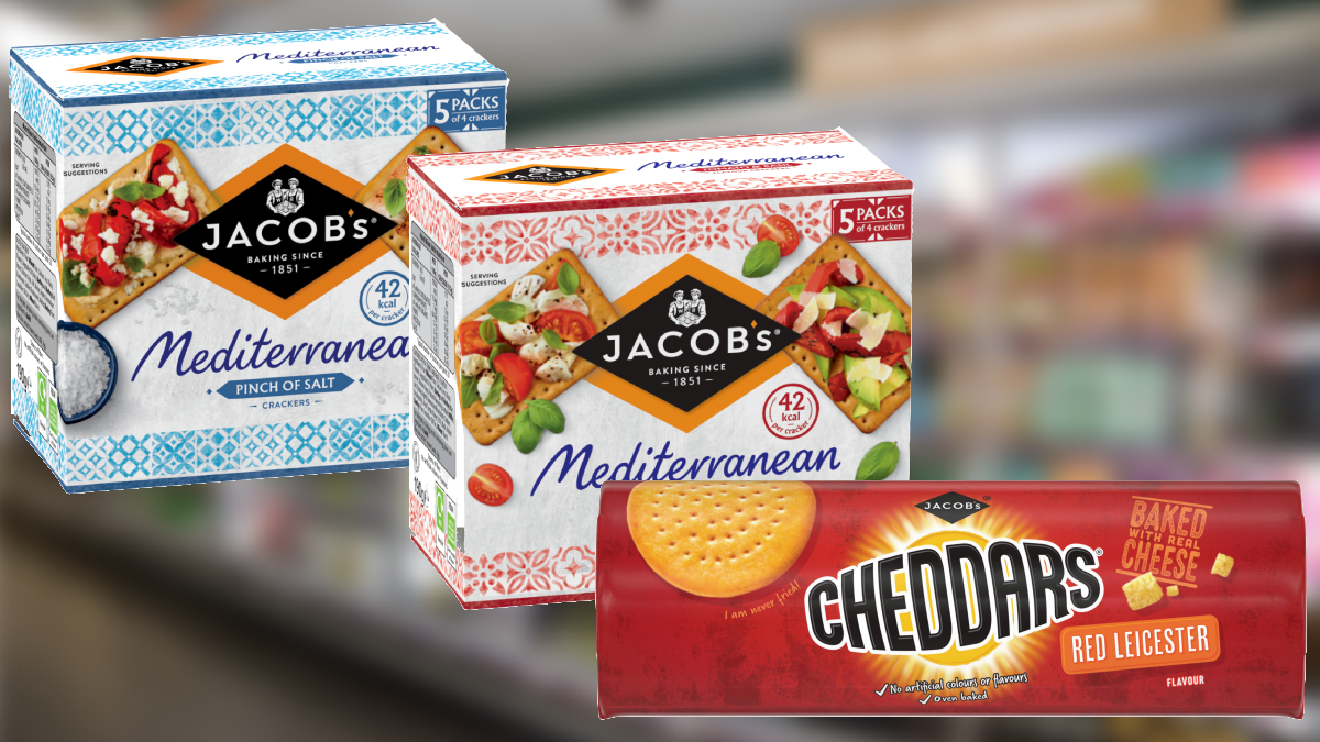 jacob's mediterranean cheddars red leicester