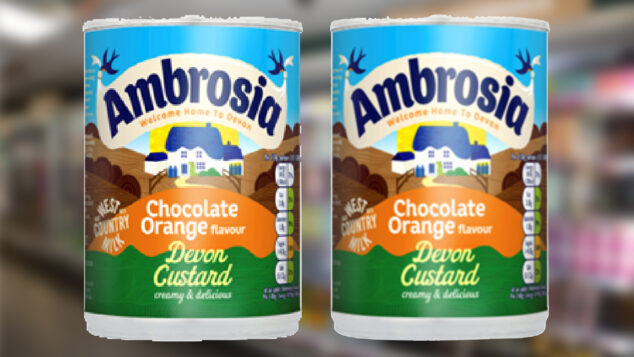 ambrosia chocolate orange custard