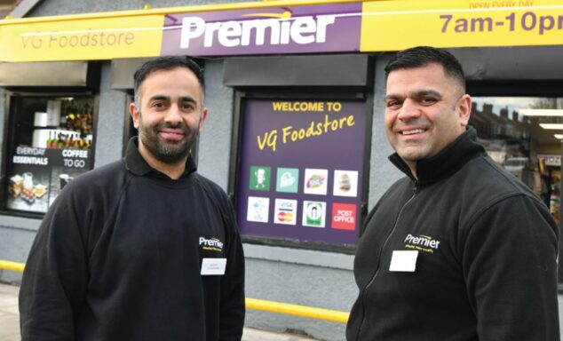 Steve and Jassy Dhinsa, of VG’s Foodstore in Durham