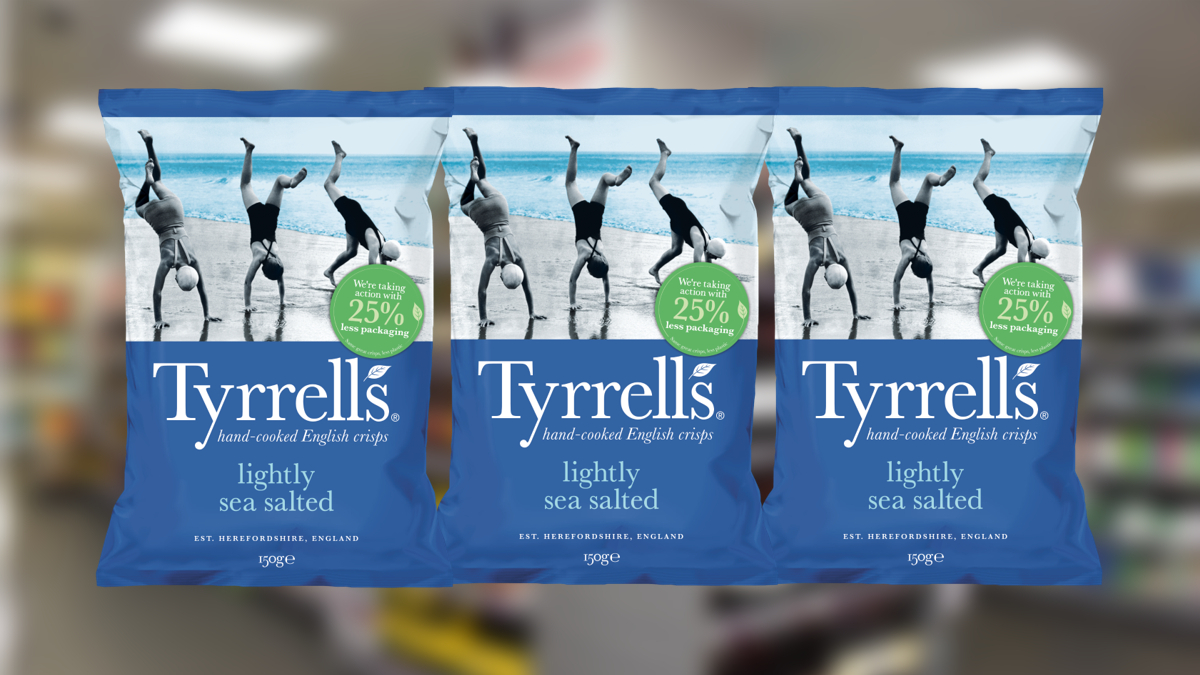 tyrrells packaging reduction