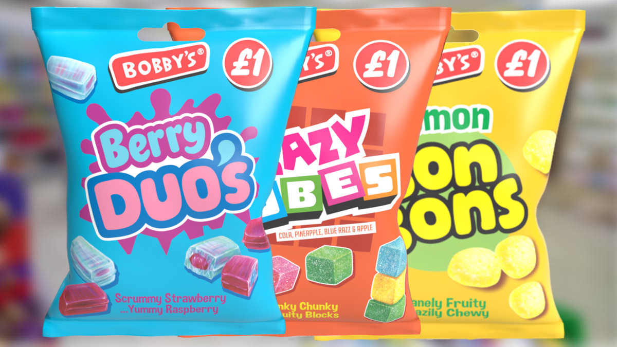 bobby's bagged confectionery range