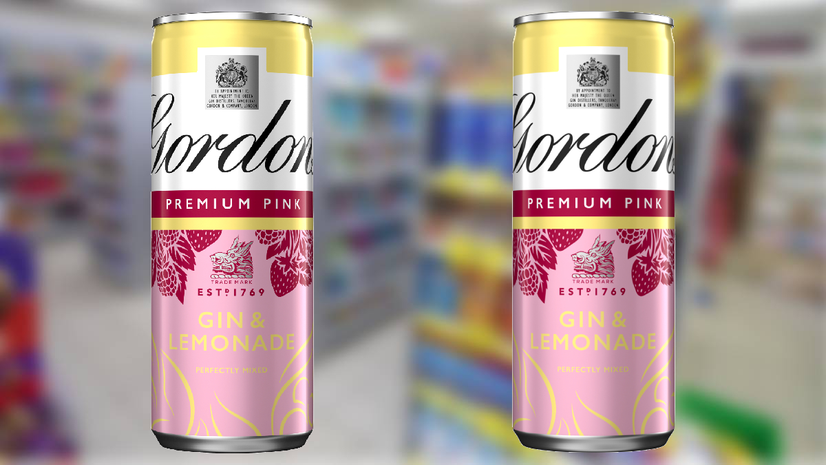 gordon's pink gin & lemonade